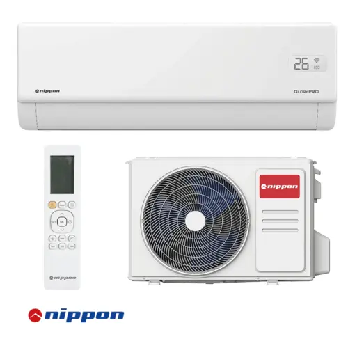 Инверторен климатик Nippon KFR 18 GLORY PRO, 18 000 BTU, Клас А+++/А++, 21 dB, Фреон R32
