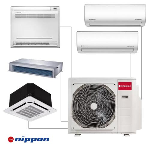 Инверторен климатик Nippon KFR 24 DCА ECO Powerful, 24 000 BTU, Клас А++/А+, 36 dB, Фреон R32 