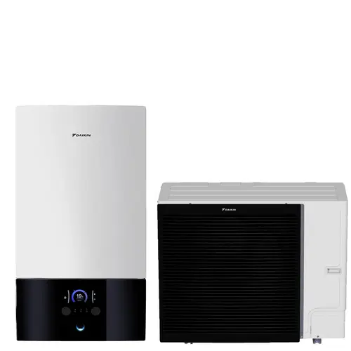 Нискотемпературна термопомпа въздух-вода Daikin Altherma 3R EBBX16D6V/ERLA16DV3, Сплит, 16 kW, отопление, охлаждане и БГВ