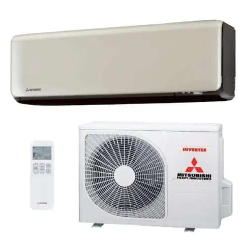 Хиперинверторен климатик Mitsubishi Heavy SRK25ZT-WFT/SRC25ZT-W Premium Pro, 9 000 BTU, Клас A+++/A+++, 19 dB, Фреон R32