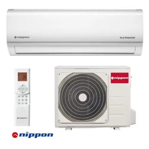 Инверторен климатик Nippon KFR 18 DCА Eco Powerful, 18 000 BTU, Клас А++/А+, 26 dB, Фреон R32 