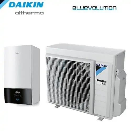 Термопомпа въздух-вода Daikin Altherma 3R EHBX08E6V/ERGA08EVH7, Сплит, 8 kW, отопление, охлаждане и БГВ