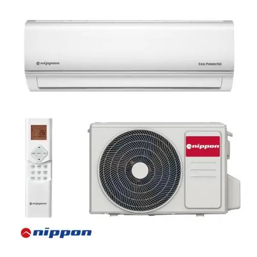 Инверторен климатик Nippon KFR 12 DCА Eco Powerful, 12 000 BTU, Клас А++/А+, 22 dB, Фреон R32