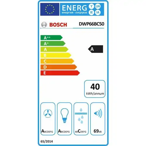 Стенен аспиратор Bosch  DWP66BC50 , 60 см