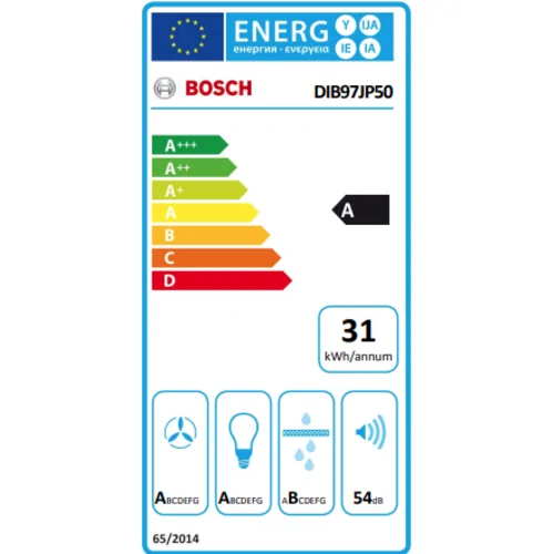 Островен тип аспиратор  Bosch DIB97JP50, 90 см