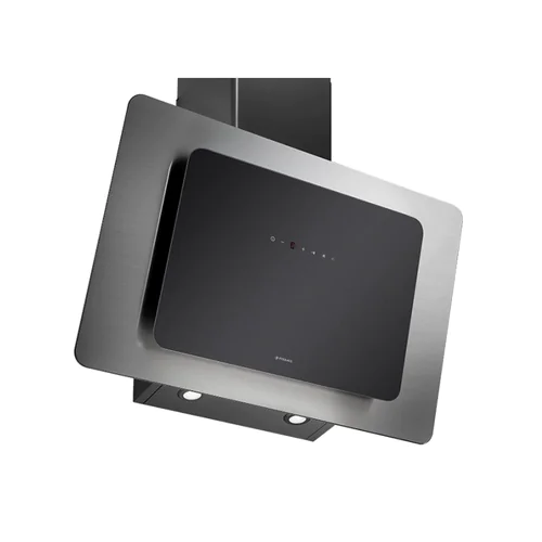 Абсорбатор свободностоящ Premium - 90 см, Pyramis VETRIO BLACK GLASS