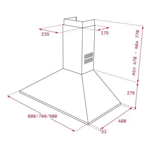 Абсорбатор Teka DBP 60 PRO , 60 см,Инокс