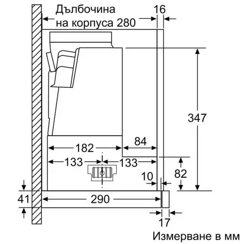 Телескопичен аспиратор за вграждане - 60см. Neff  D46ED52X1