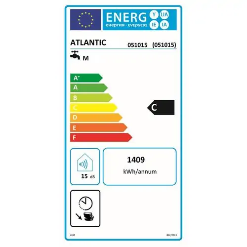 Бойлер Atlantic Steatite със сух керамичен нагревател,051015, 1800 W, 150 л