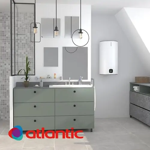 Бойлер Atlantic Genius Steatite със сух керамичен нагревател, 841330, 1800 W, 50 л