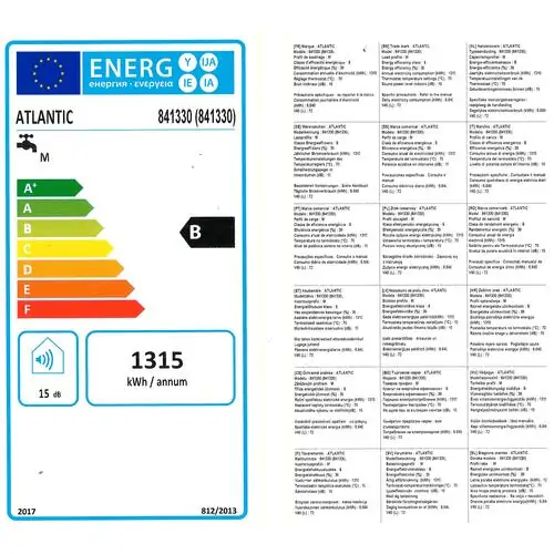 Бойлер Atlantic Genius Steatite със сух керамичен нагревател, 841330, 1800 W, 50 л