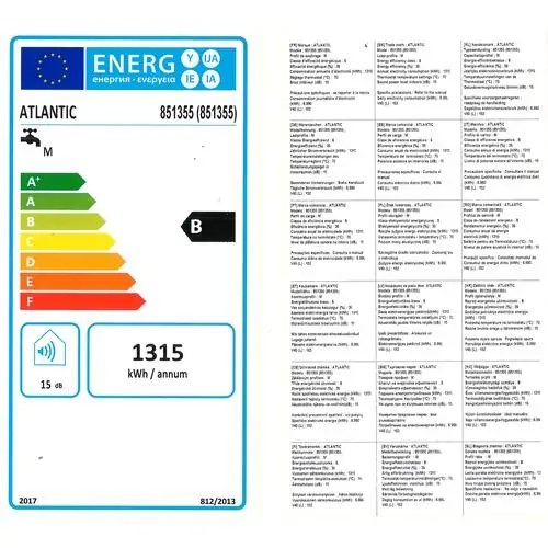 Бойлер Atlantic Genius Steatite със сух керамичен нагревател, 851355, 1800 W, 100 л