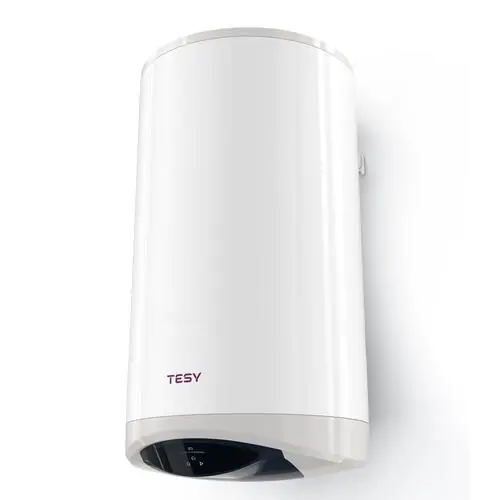 Вертикален бойлер TESY ModEco Cloud GCV1004724DC22ECW, 2400 W, 100 л, с управление чрез интернет, вграден сух керамичен нагревател