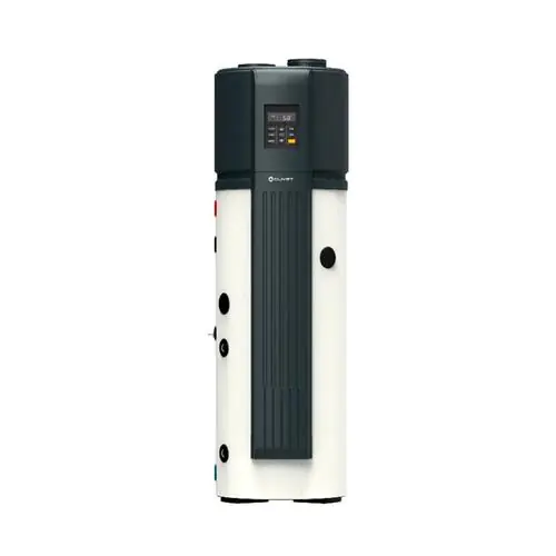 Термопомпен Бойлер Clivet Aqua Plus SWAN-2 190S, 1 соларна серпентина, 1620 W, 190L