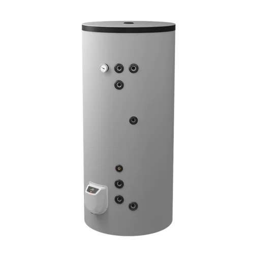 Стоящ бойлер Eldom FV50080IS21 , две паралелни серпентини, 0kW, 500 л, неръждаем