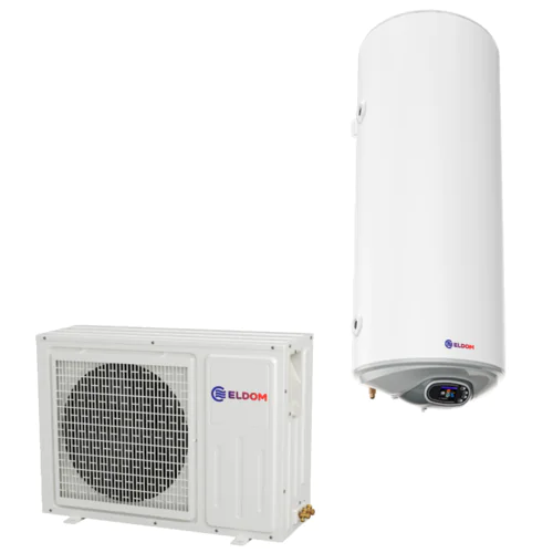 Термопомпен бойлер Eldom HPWH120IS  ,120 л, една серпентина, неръждаем