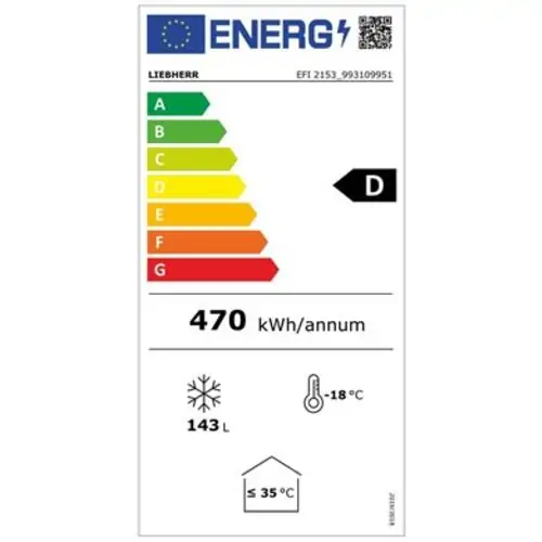 Професионална фризерна ракла EFI 2153 с извит плъзгащ капак