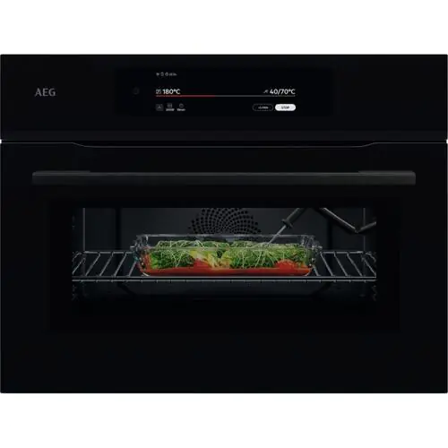 Фурна с  микровълни за вграждане AEG NKK9N82KB, ProAssist CombiQuick, 44л.