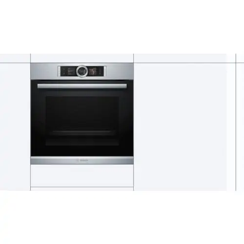 Комбинирана фурна с пара за вграждане Bosch HSG656XS1, А+, PerfectBake, 71 л.