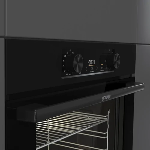 Фурна за вграждане Gorenje BOP6737E02BK, А, Пиролиза, 77 л.