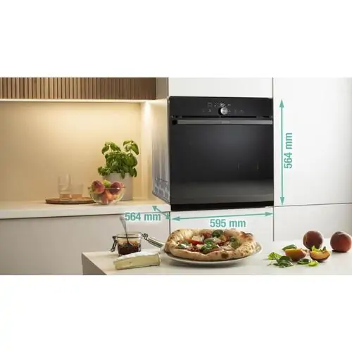 Фурна за вграждане Gorenje GO66E PIZZA350C, А+, AutoBake, 77 л.