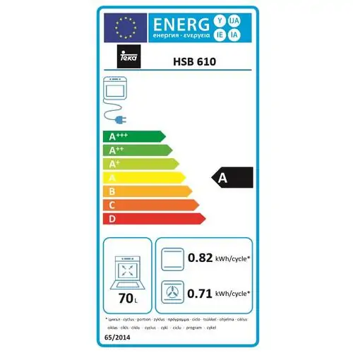 Мултифункционална фурна за вгрaждане Teka TOTAL HSB 610 БЯЛА, Hydroclean® Eco