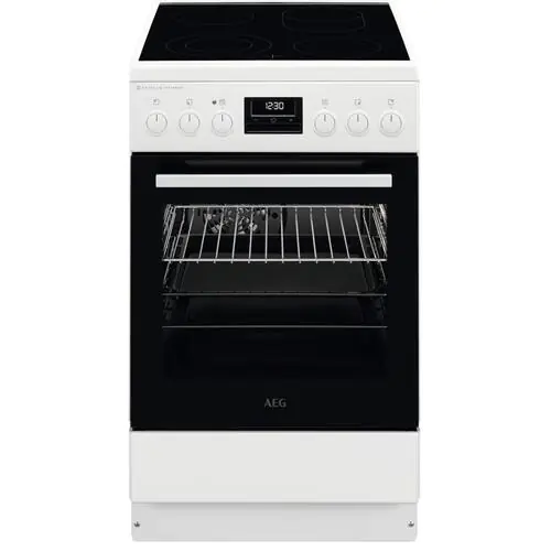 Готварска печка AEG CCB56491BW SteamBake 50 см, Клас А