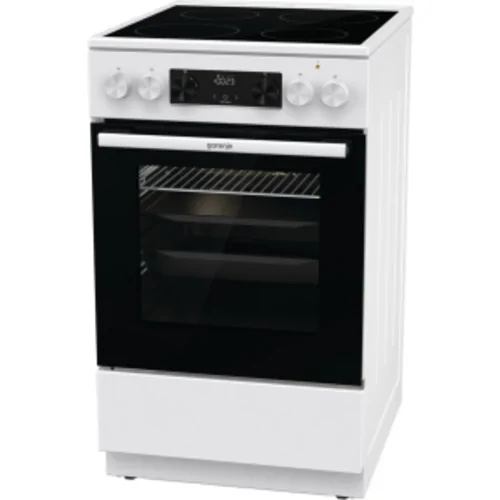 Стъклокерамична готварска печка Gorenje GEC5C42WG, 50см