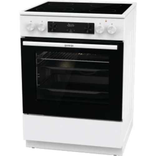 Стъклокерамична готварска печка Gorenje GECS6C70WC, 60см, А, FrozenBake, 71 л