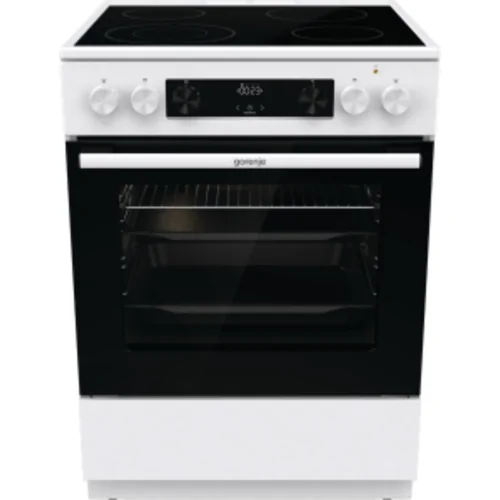 Стъклокерамична готварска печка Gorenje GECS6C70WC, 60см, А, FrozenBake, 71 л