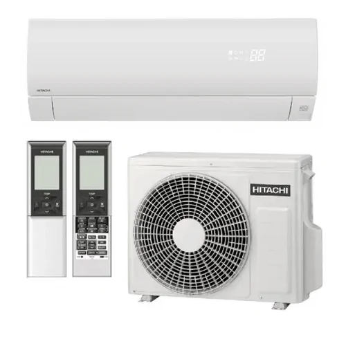 Хиперинверторен климатик Hitachi RAK35PSES/RAC35WSE, Silver Shirokuma, 12 000 BTU, Клас А+++/А+++, 22 dB, Фреон R32