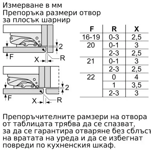 Хладилник за вграждане с камера Bosch KIL42VFE0, 187 л.