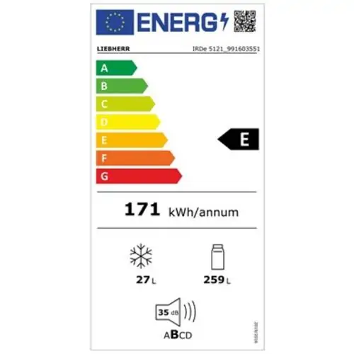 Хладилник за вграждане Liebherr IRBd 4571 Peak BioFresh