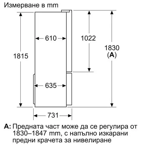 Хладилник Bosch KFD96APEA Side-by-Side, NoFrost, 574 л