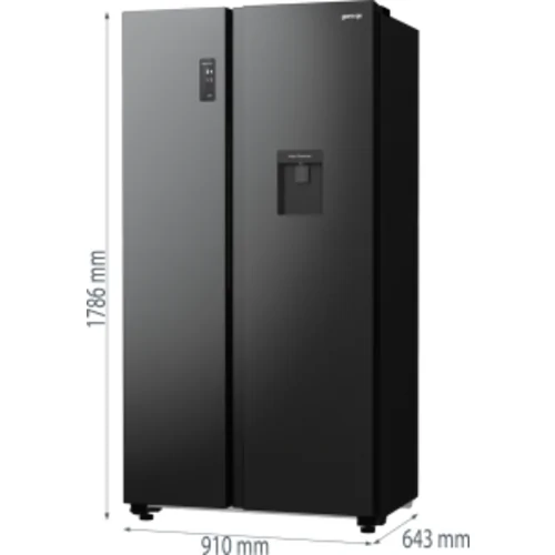 Хладилник с фризер Gorenje NRR9185EABXLWD / Side by Side, 547 л. NoFrost Plus