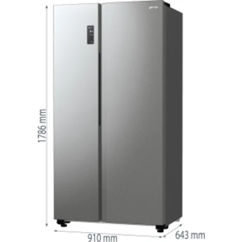 Хладилник с фризер Gorenje NRR9185EAXL / Side by Side , 550 л, NoFrost Plus