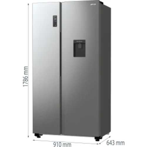 Хладилник с фризер Gorenje NRR9185EAXLWD / Side by Side, 547 л. NoFrost Plus