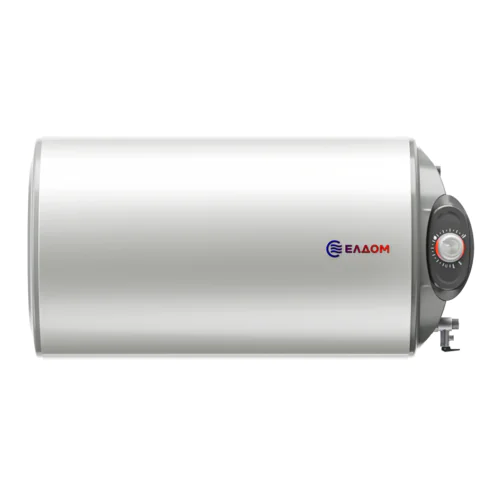 Хоризонтален бойлер Eldom WHF05039FR ,бял мат, 2000 W, 50 литра, енергиен клас C,емайлиран,изводи отдясно 