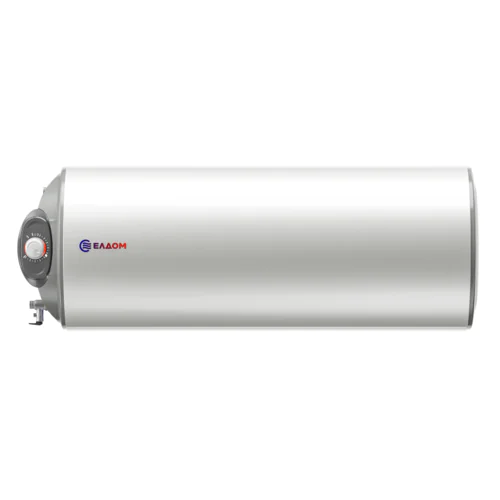 Хоризонтален бойлер Eldom WHF07039FL ,бял мат ,  3000 W, 70 литра, енергиен клас C,емайлиран,изводи отляво