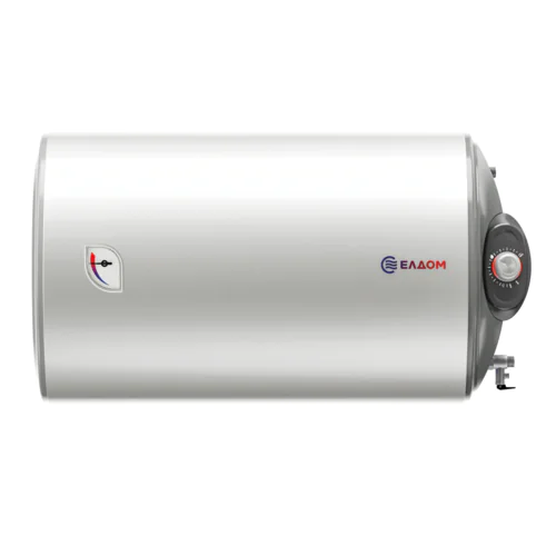 Хоризонтален бойлер Eldom WHF08046FRSR Green Line ,бял мат, 2000 W, 80 литра, енергиен клас C,емайлиран,с дясна  серпентина