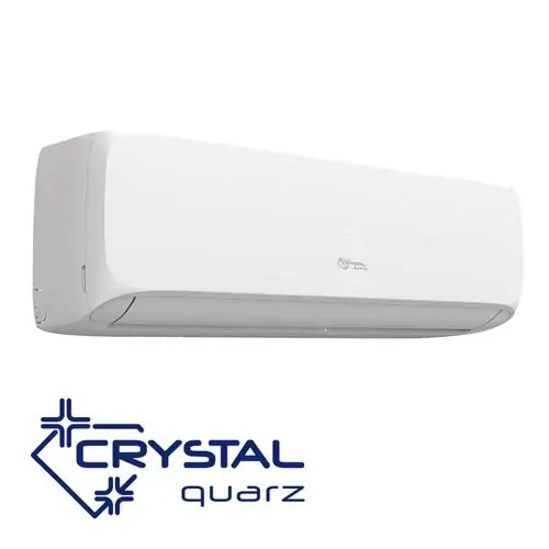 Инверторен климатик Crystal Quarz CHI-09H-KA/CHO-09H-KA, 9 000 BTU, Клас А+++/А++, 25 dB, Фреон R32