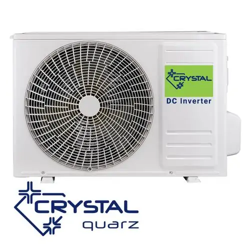 Инверторен климатик Crystal Quarz CHI-09H-KA/CHO-09H-KA, 9 000 BTU, Клас А+++/А++, 25 dB, Фреон R32