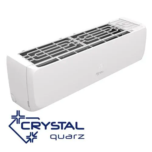 Инверторен климатик Crystal Quarz CHI-09H-KA/CHO-09H-KA, 9 000 BTU, Клас А+++/А++, 25 dB, Фреон R32