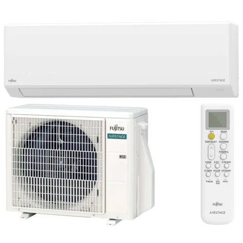 Инверторен климатик Fujitsu ASEH07KLTBL/AOEH07KLTA, 7 000 BTU, Клас A++/A+, 29 dB, Фреон R32