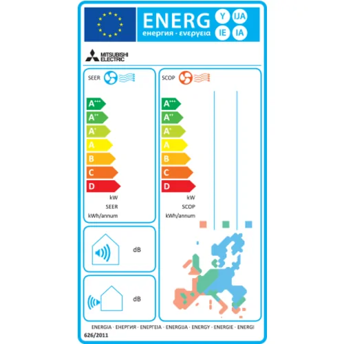 Инверторен климатик Mitsubishi Electric MSZ-EF25VGKS/MUZ-EF25VG Kirigamine Zen, 9 000 BTU, Клас A+++/A++, 19 dB, Фреон R32