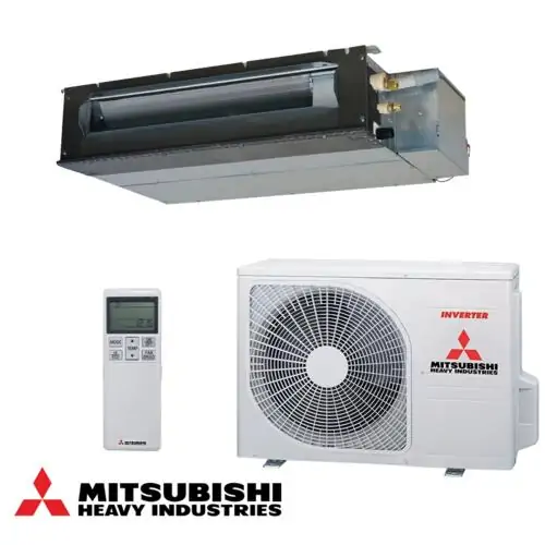 Канален климатик Mitsubishi Heavy SRR25ZS-W/SRC25ZS-W, 9 000 BTU, клас A++/A+, 24 dB, Фреон R32