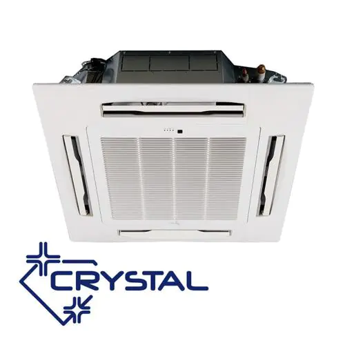 Касетъчен климатик Трифазен Crystal CCR-36HZDR4/COU-36HZDR4, 48 000 BTU, Клас A/A+, 42 dB, Фреон R32