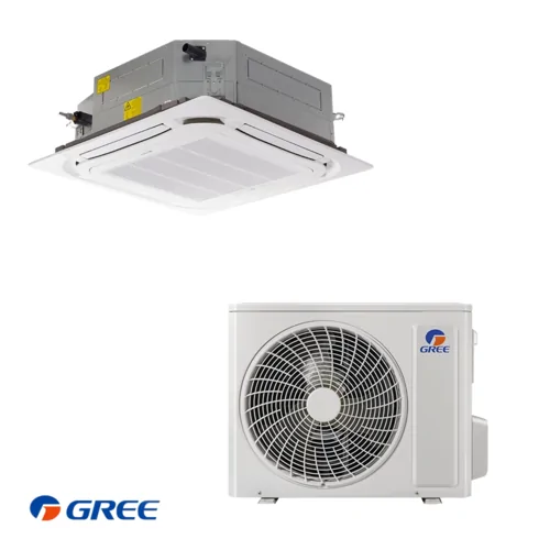 Касетъчен климатик Gree GUD125T1-A-S/GUD125W1-NhA-S, 42 000 BTU, Клас A++/A, 51dB, Фреон R32