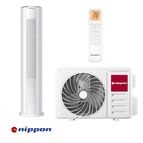 Колонен климатик Nippon NPC 24MCFL, 24 000 BTU, Клас А++/А+, 48 dB, Фреон R32