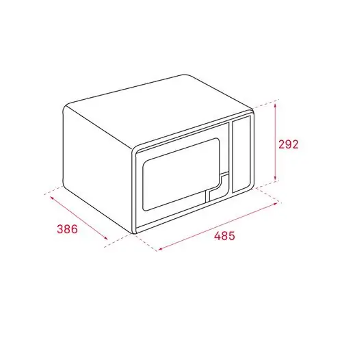 Свободностояща микровълнова фурна с грил Teka EASY MWE 230 G бяла